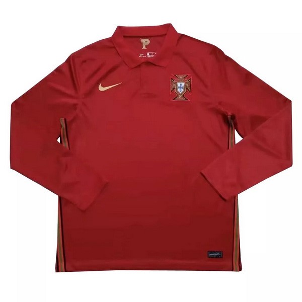 Maillot Football Portugal Domicile ML 2020 Rouge